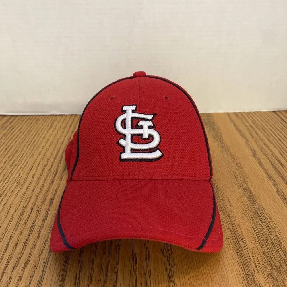 St. Louis Cardinals Hat New Era 39Thirty Batting Practice Fitted Cap Sz Lg/XLRed
